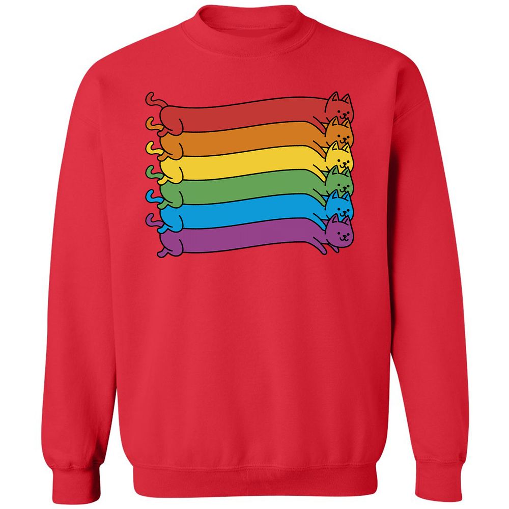 Classic Unisex Sweatshirt - 5HFAX96Q - Red - 5