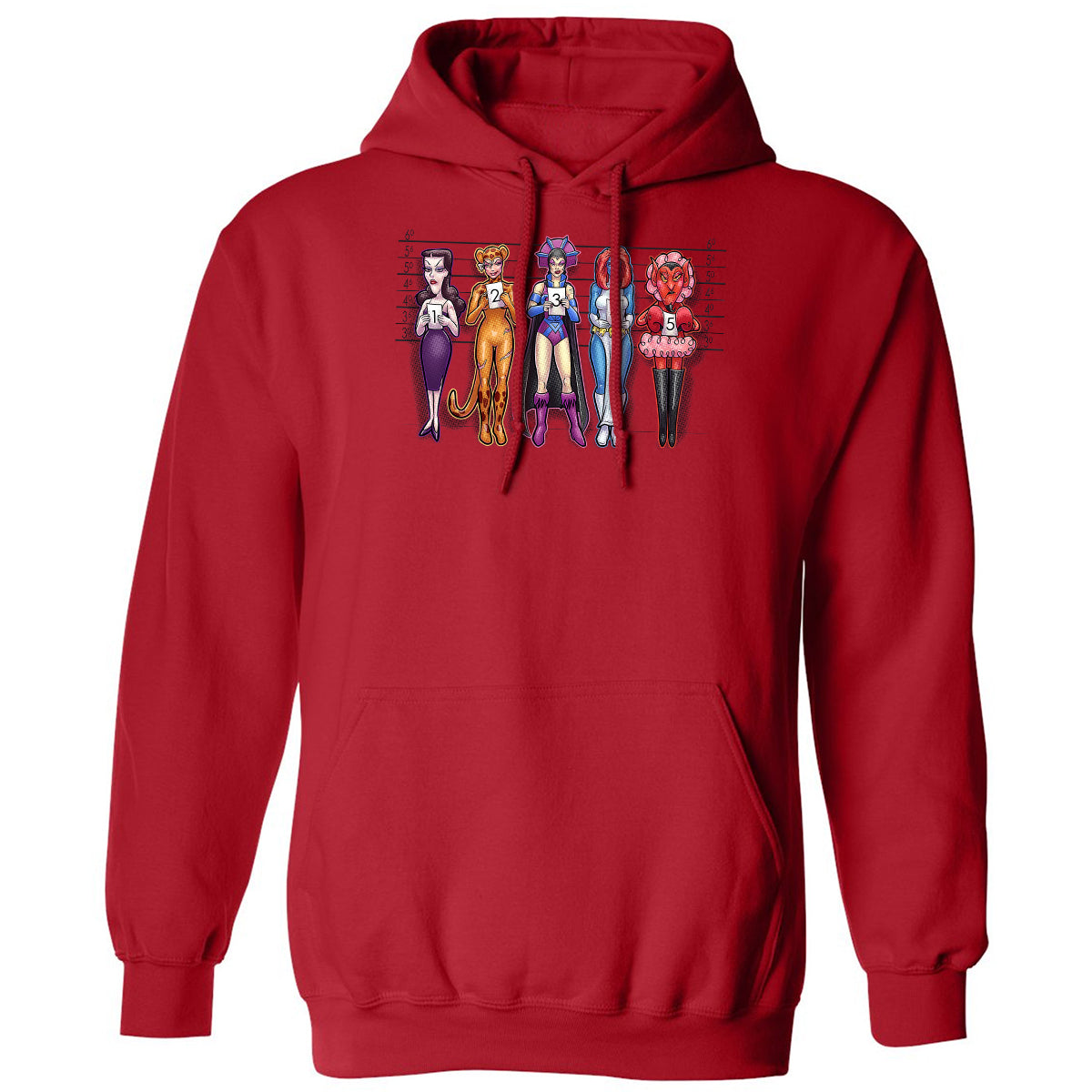 Classic Unisex Hoodie - UMWMLC9N - Red - 5