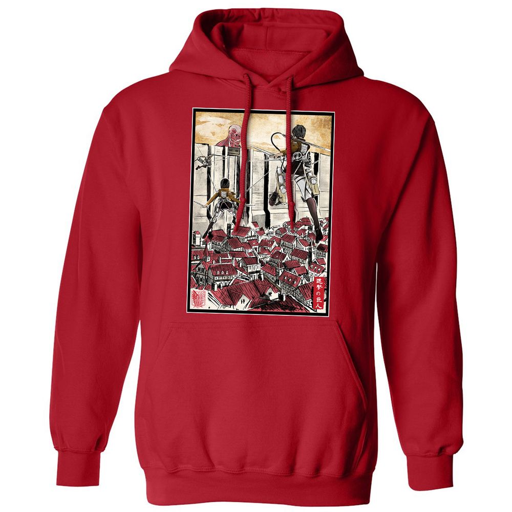 Classic Unisex Hoodie - DYAFCUB2 - Red - 5