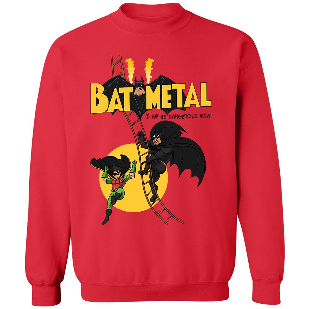 Classic Unisex Sweatshirt - 7CXJYNB6 - Red - 5