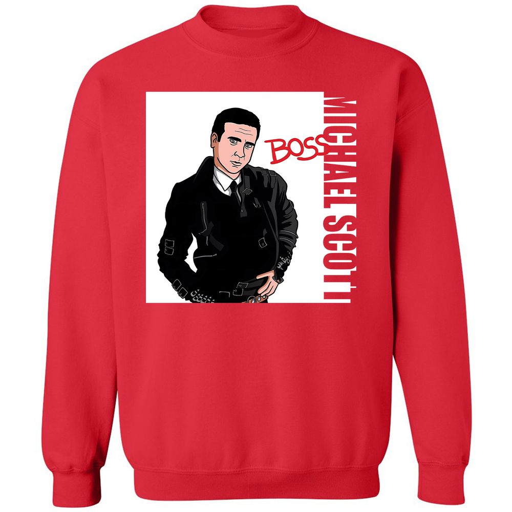 Classic Unisex Sweatshirt - 72J53YYM - Red - 5