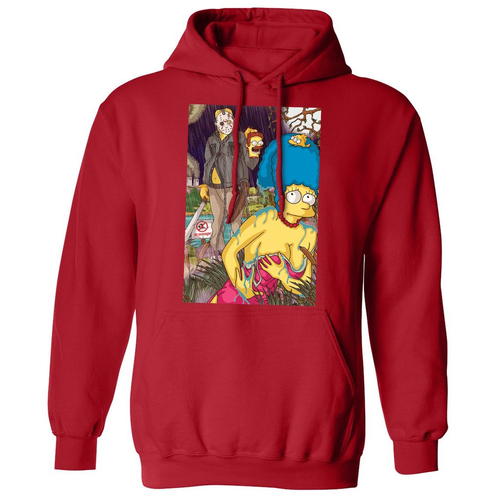Classic Unisex Hoodie - NC9KA3PX - Red - 5