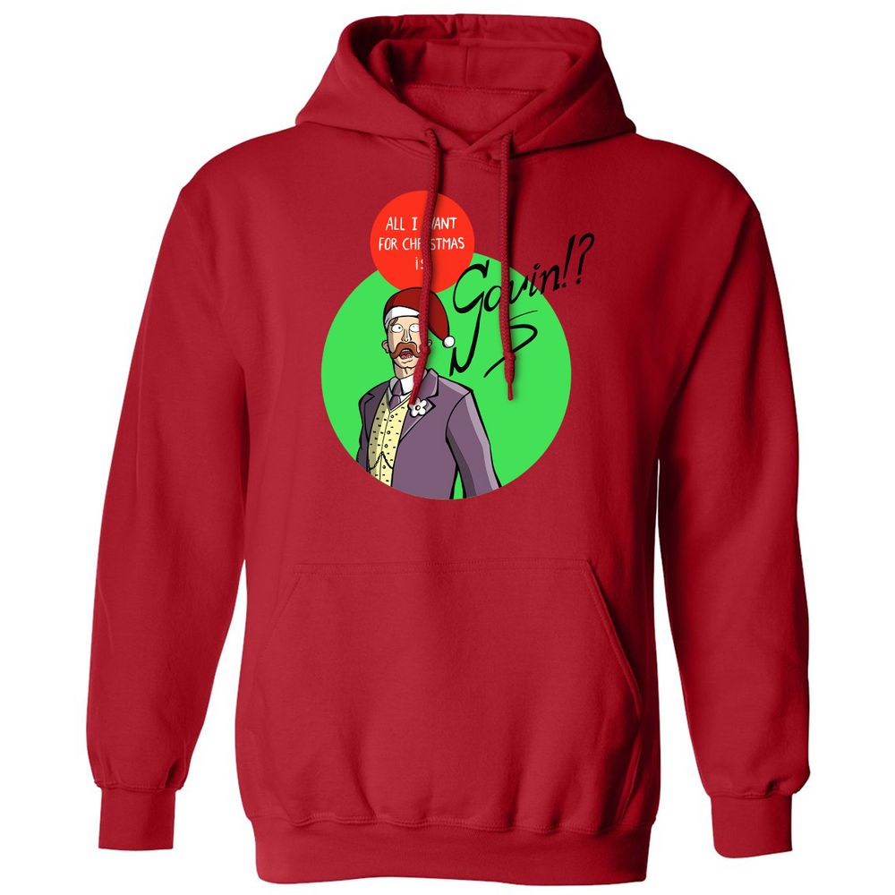 Classic Unisex Hoodie - RCETUZQN - Red - 5