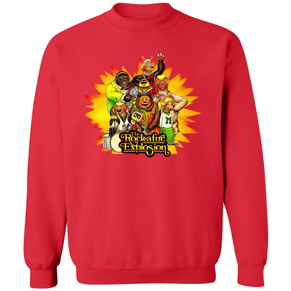 Classic Unisex Sweatshirt - 7D2DJGEB - Red - 5