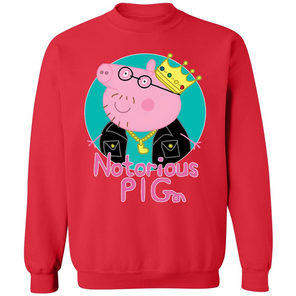Classic Unisex Sweatshirt - KK2HZB6T - Red - 5