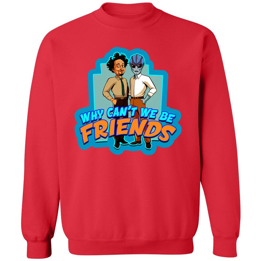 Classic Unisex Sweatshirt - WM72K794 - Red - 5