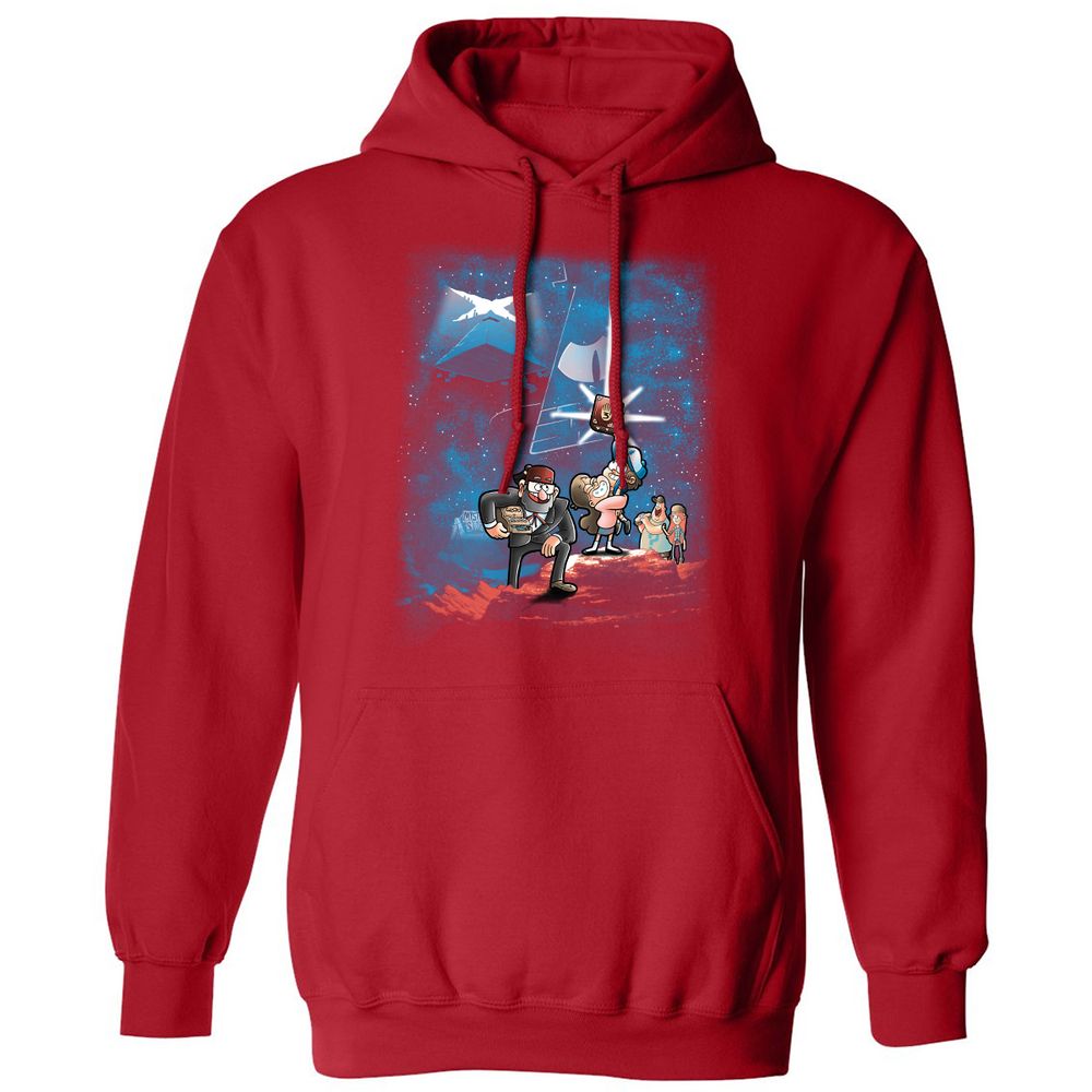Classic Unisex Hoodie - PUCBW57H - Red - 5