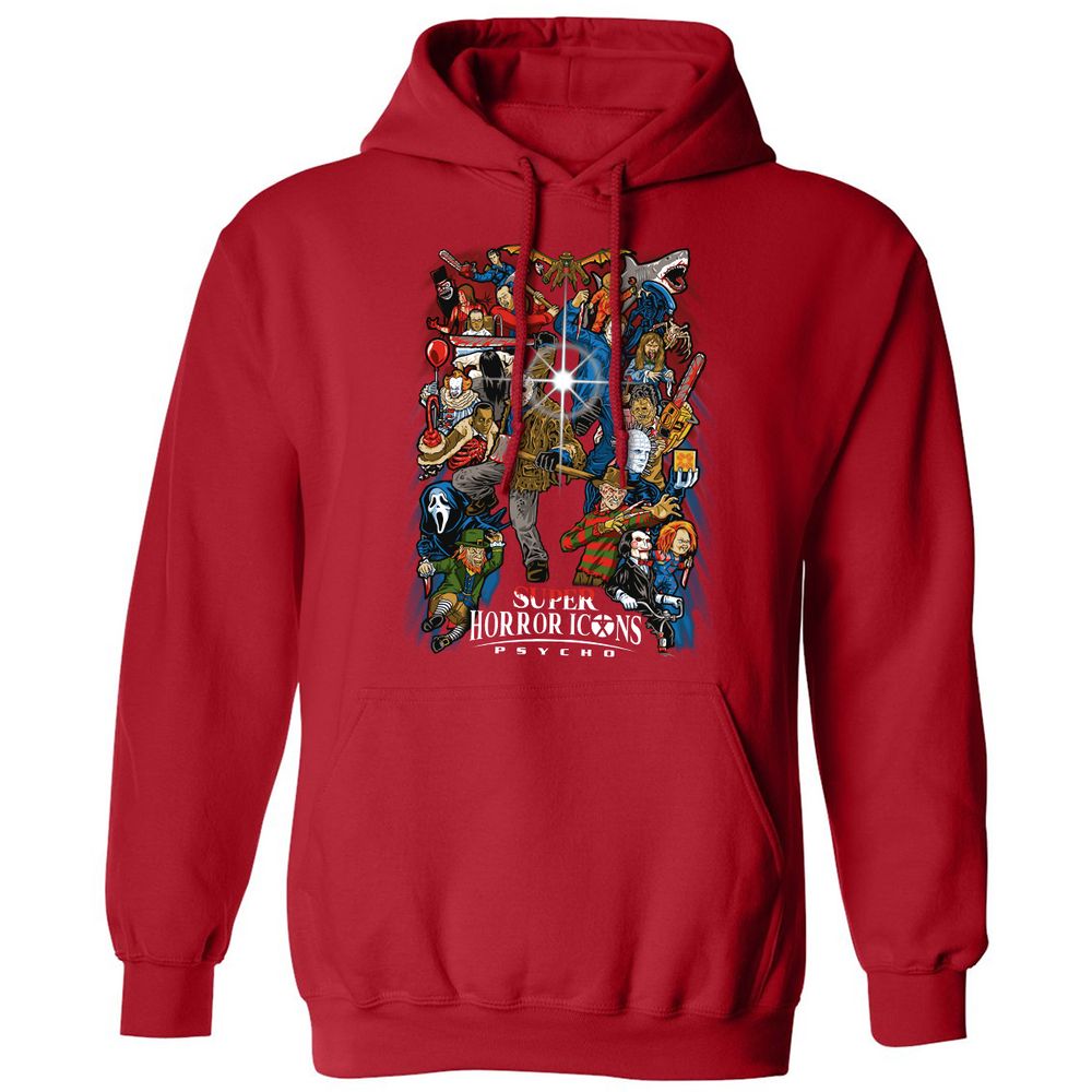 Classic Unisex Hoodie - F4CL4V3P - Red - 5