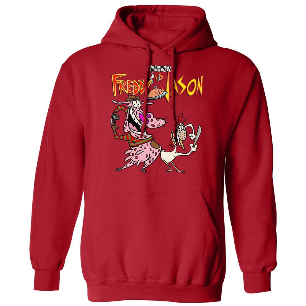Classic Unisex Hoodie - RUNM68D1 - Red - 5