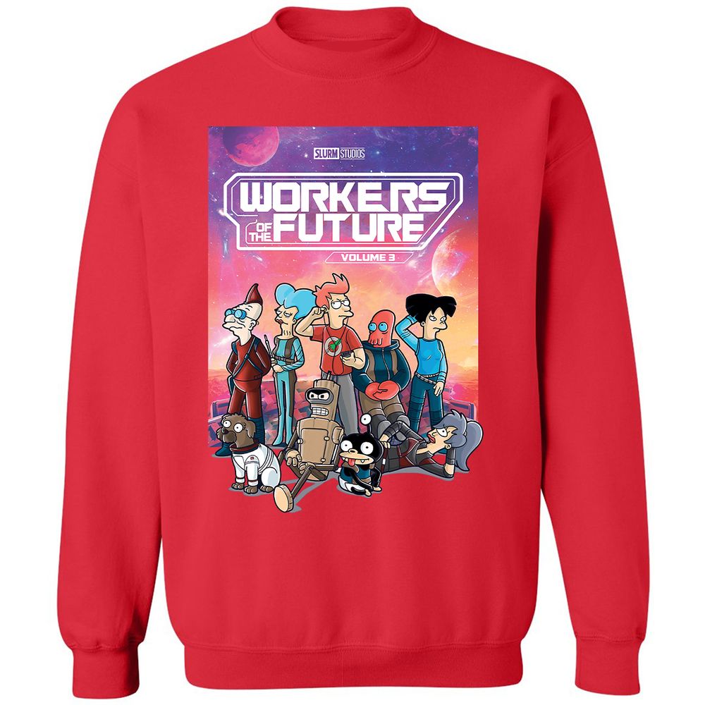 Classic Unisex Sweatshirt - EBXUEAPB - Red - 5