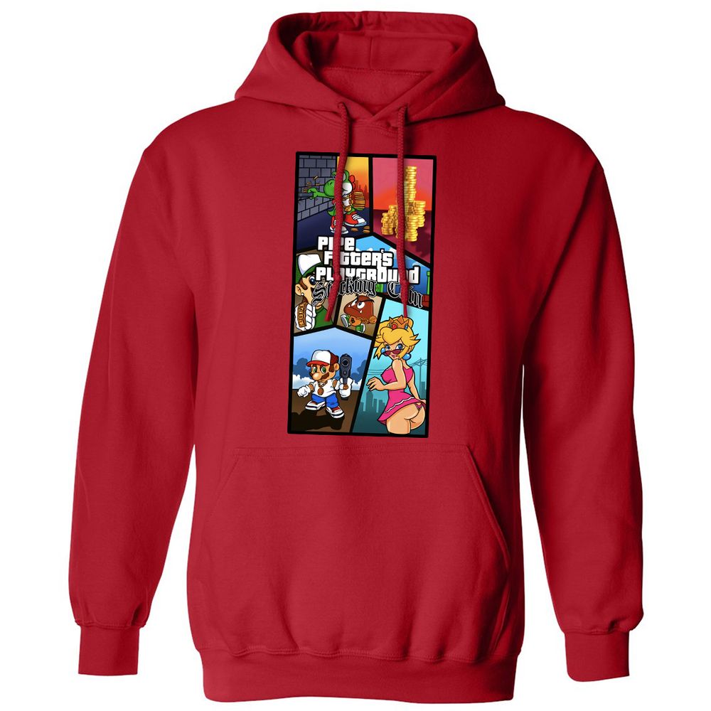 Classic Unisex Hoodie - D4B5SNZR - Red - 5