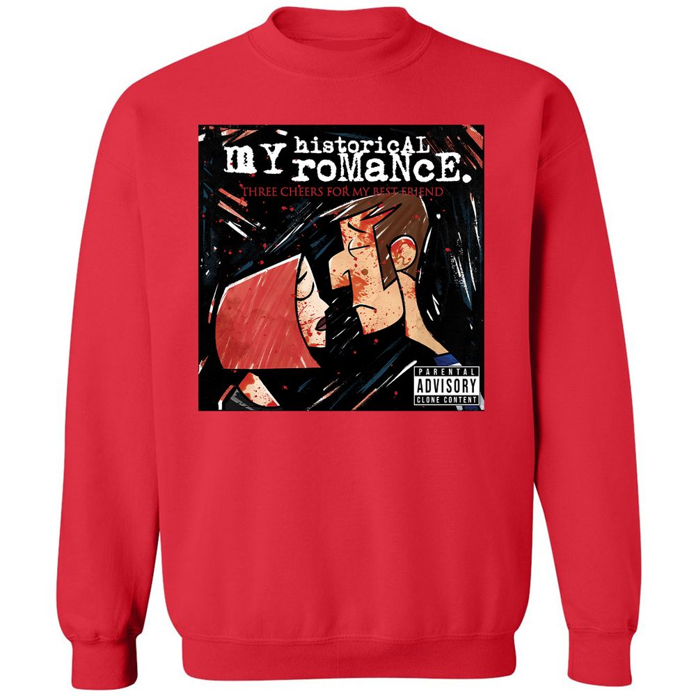 Classic Unisex Sweatshirt - G91RDF2Y - Red - 5