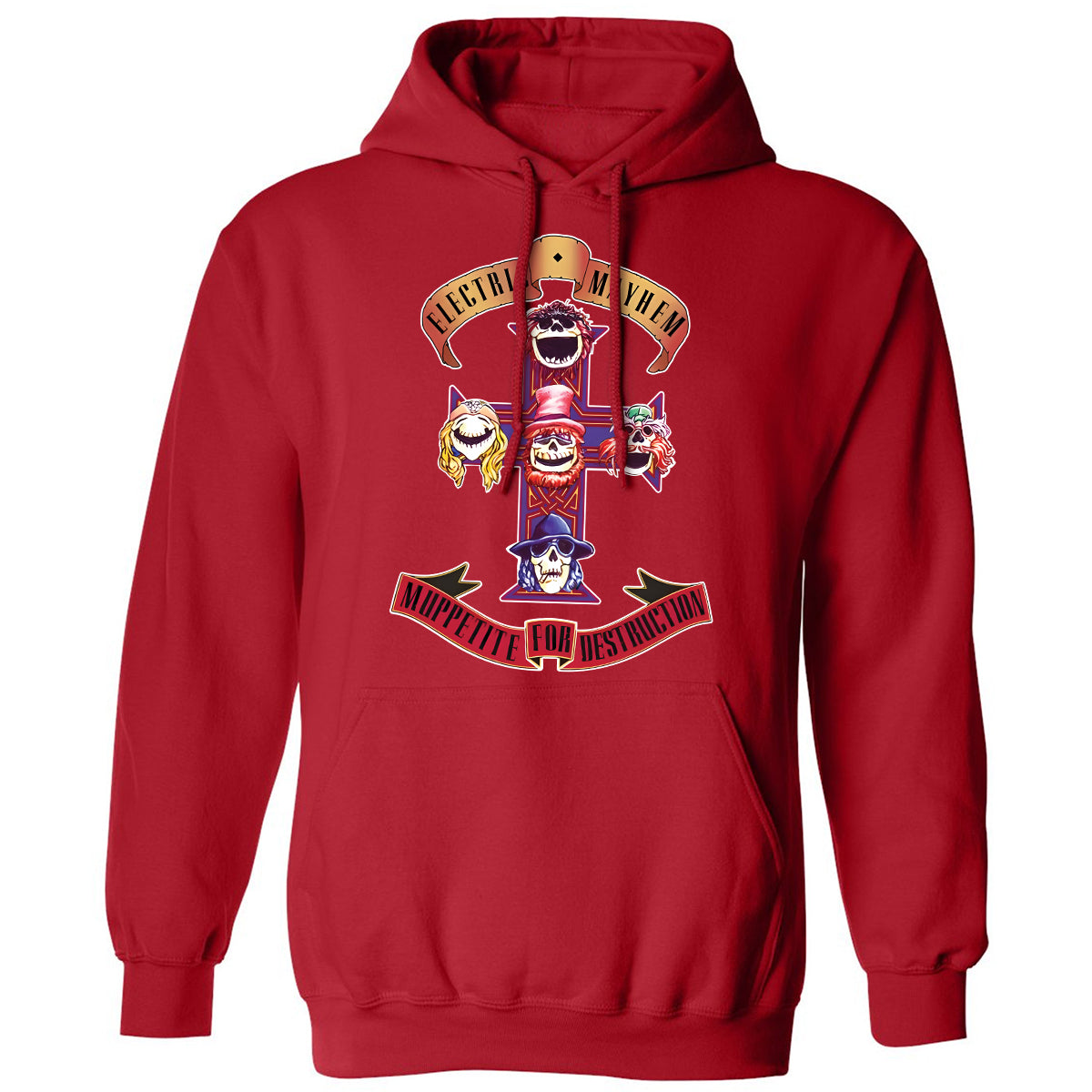 Classic Unisex Hoodie - B5G7ZUVT - Red - 5
