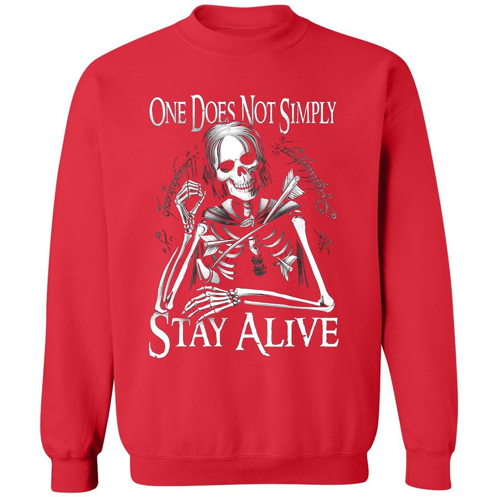Classic Unisex Sweatshirt - DTRT897C - Red - 5