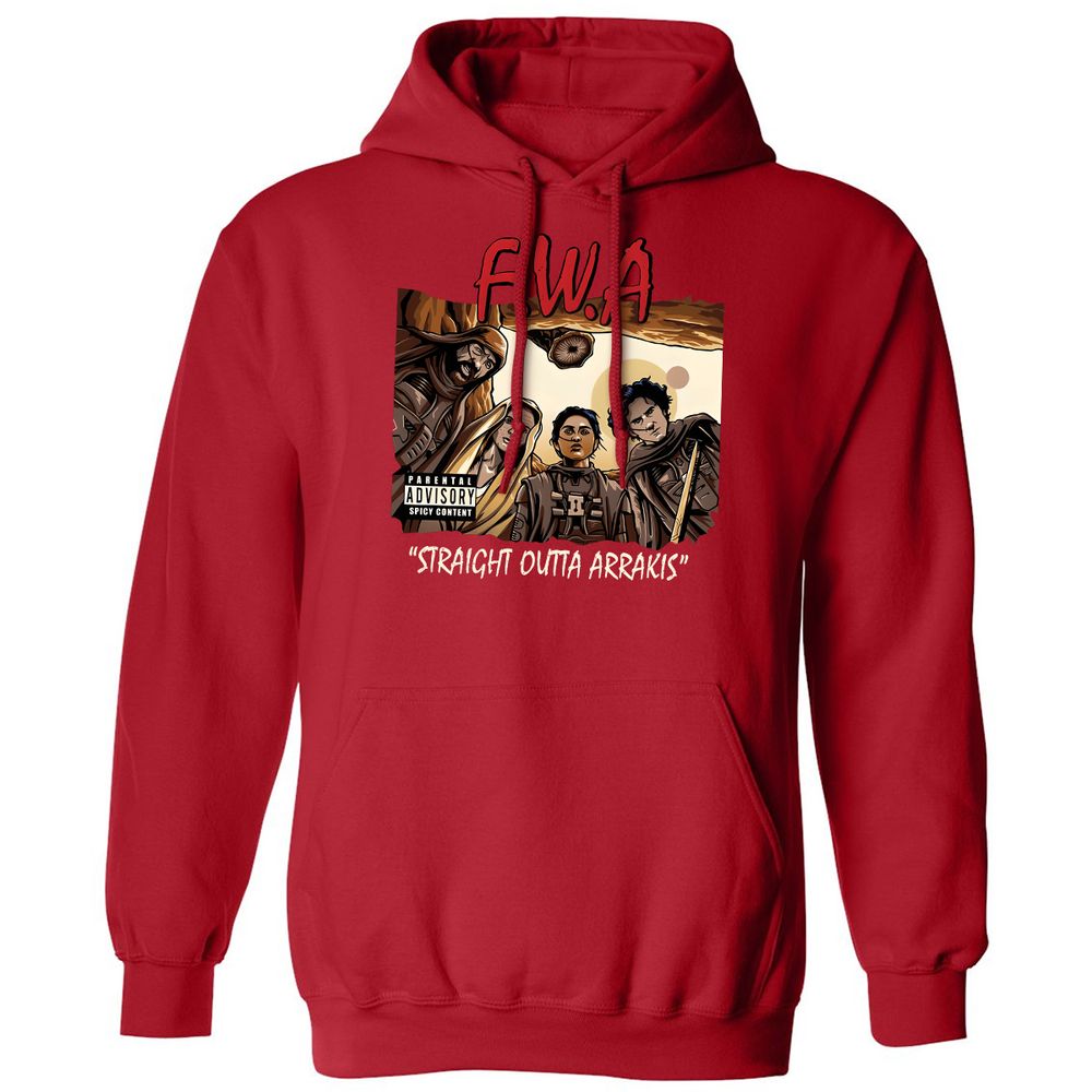 Classic Unisex Hoodie - R65GAJNL - Red - 5