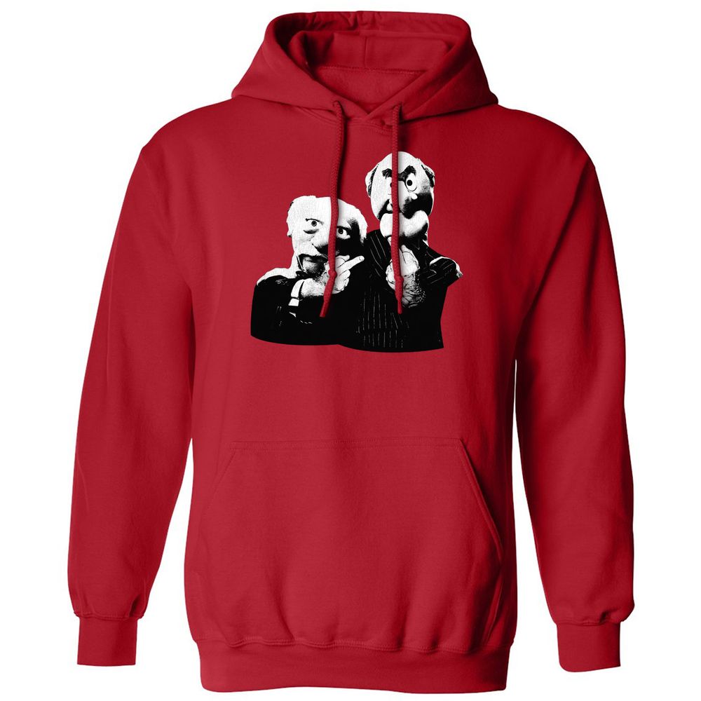 Statler and Waldorf Middle Finger - Red - 5