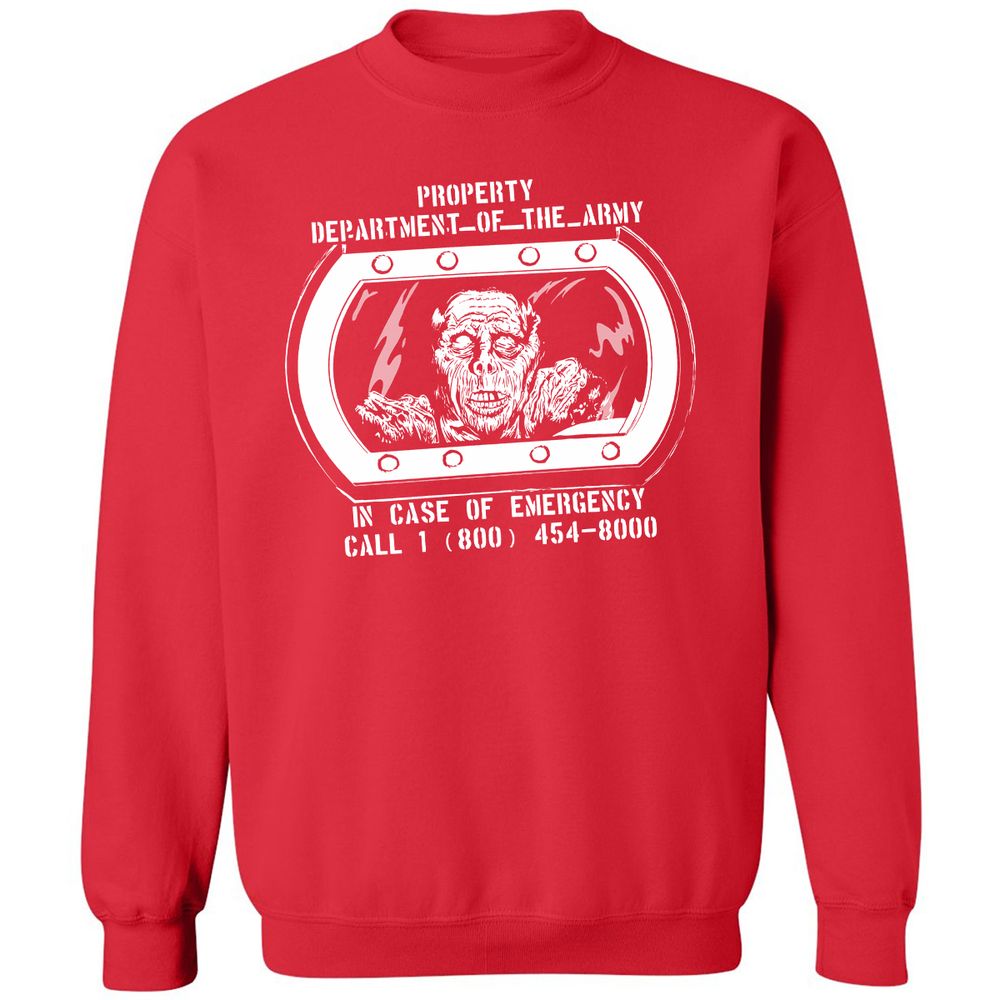 Classic Unisex Sweatshirt - Y325E1GA - Red - 5