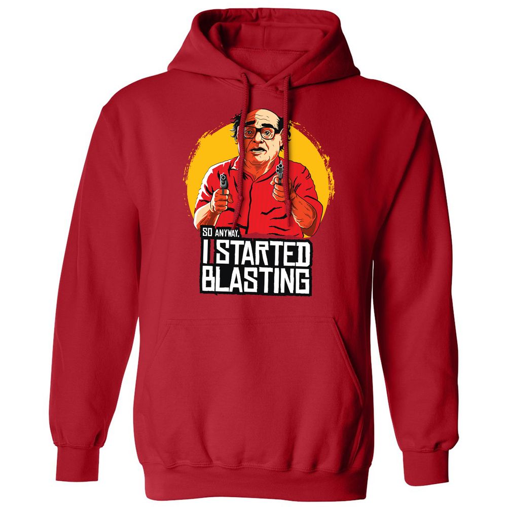 Classic Unisex Hoodie - NT96YTWV - Red - 5