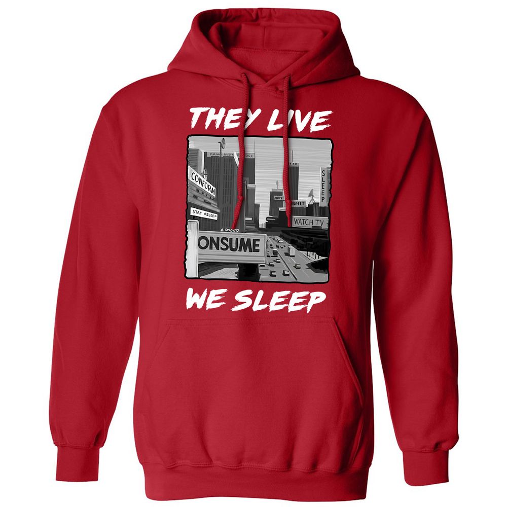 Classic Unisex Hoodie - UUVH5LZN - Red - 5