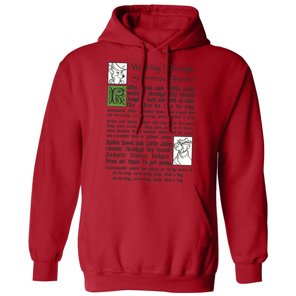 Classic Unisex Hoodie - BLSD85NU - Red - 5
