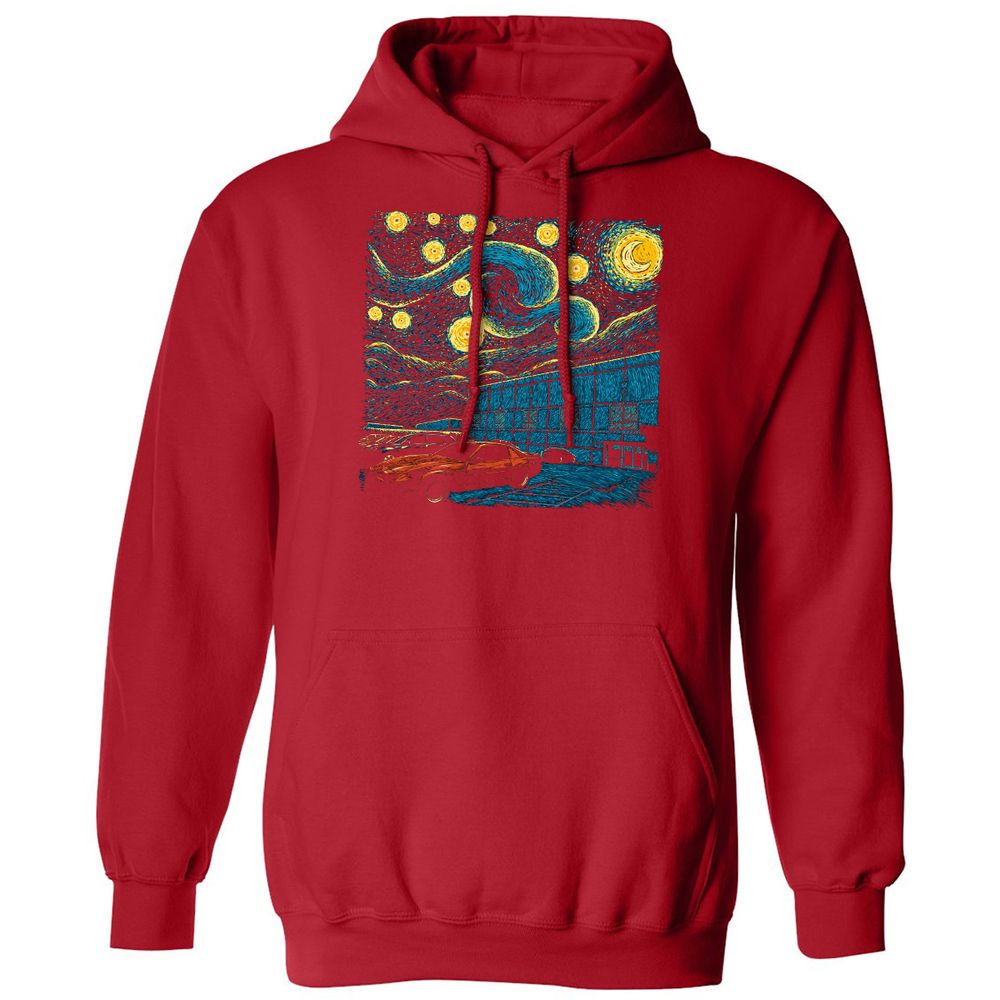 Classic Unisex Hoodie - 4QLEBCVU - Red - 5