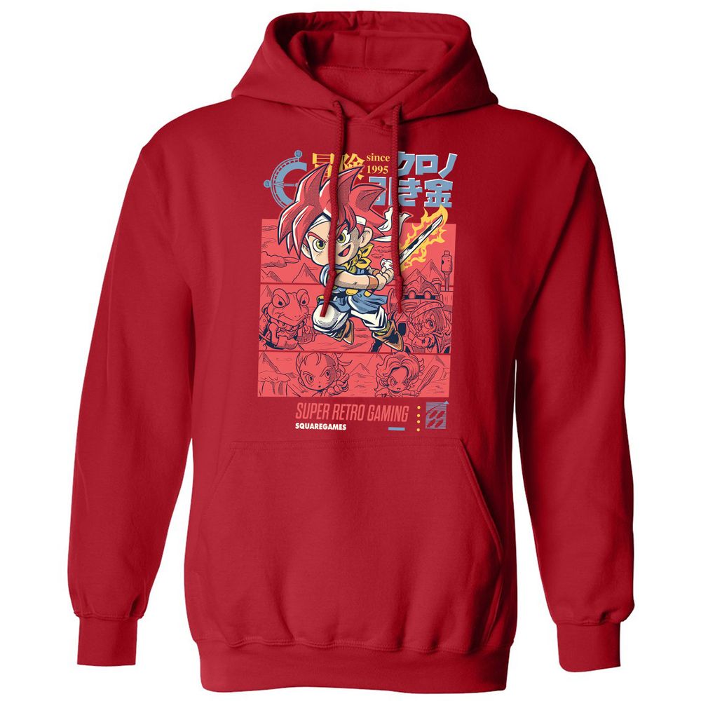 Classic Unisex Hoodie - AJGXRGAW - Red - 5