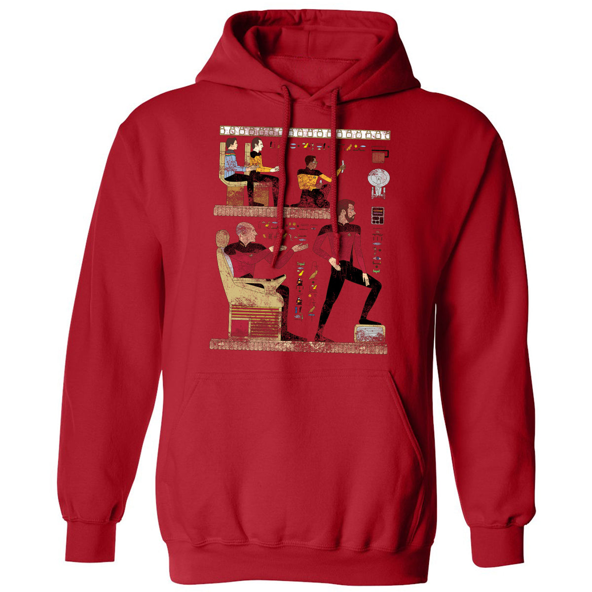 Classic Unisex Hoodie - BV44JH82 - Red - 5