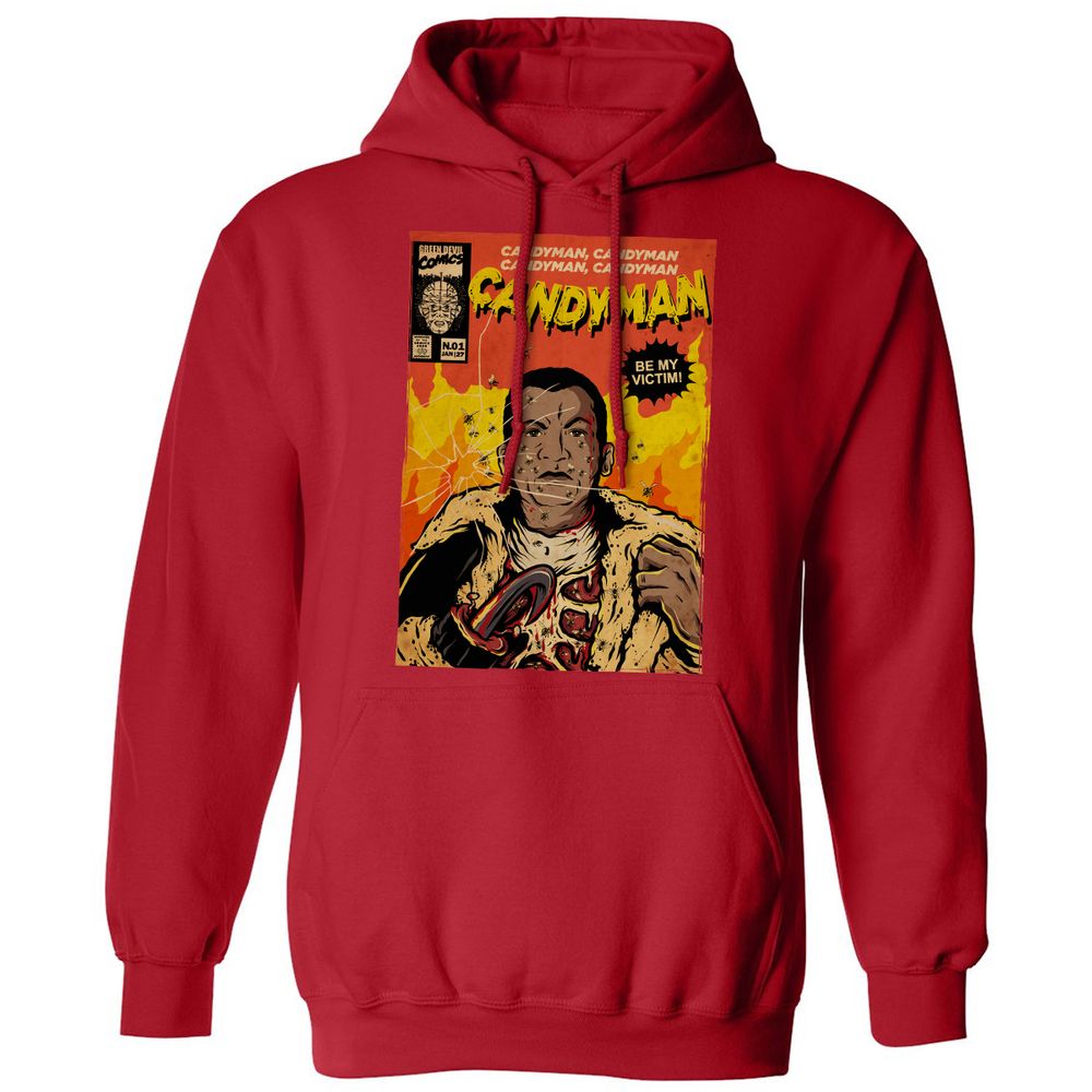 Classic Unisex Hoodie - X35WH59N - Red - 5
