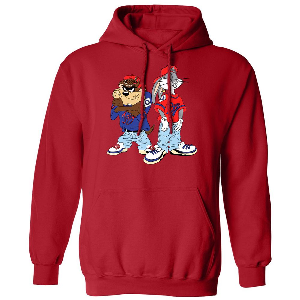 Classic Unisex Hoodie - Z6F8KA89 - Red - 5