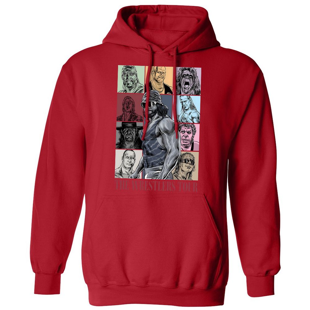 Classic Unisex Hoodie - 1XWQBGHR - Red - 5