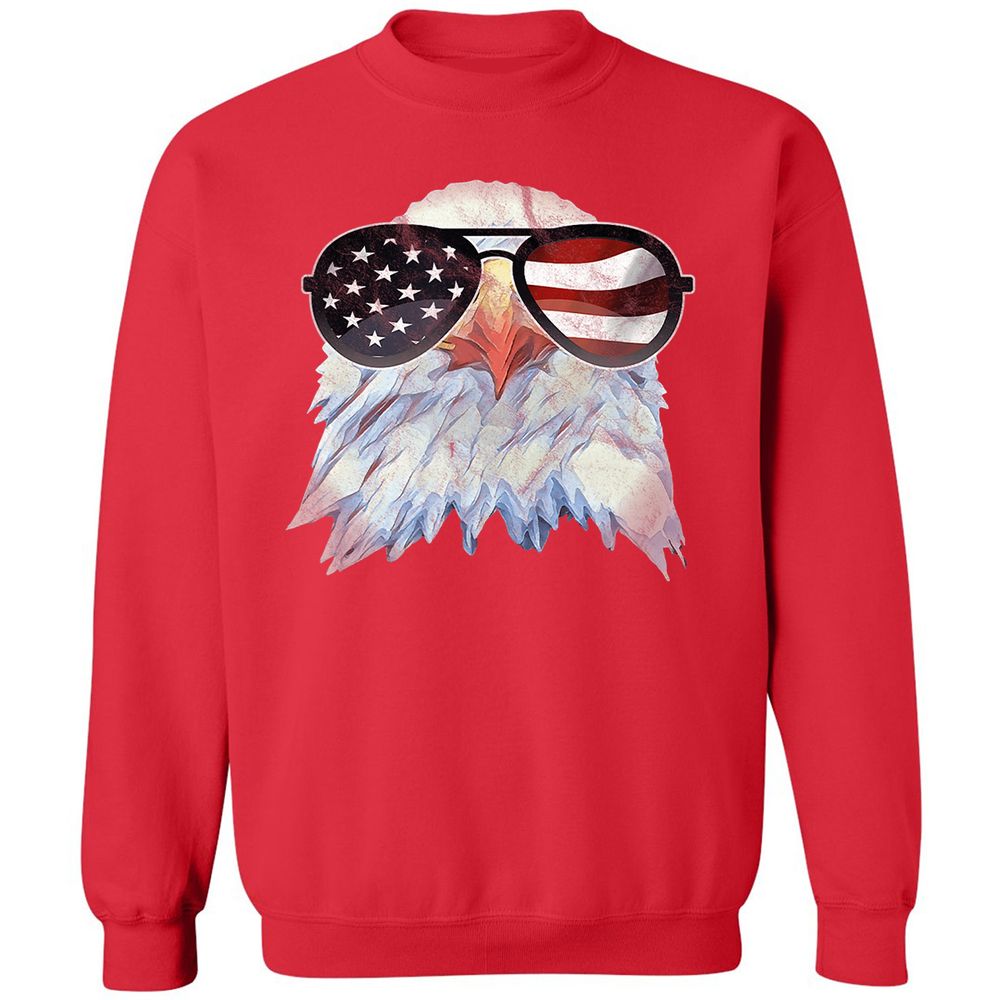 Classic Unisex Sweatshirt - B1EXQSAW - Red - 5