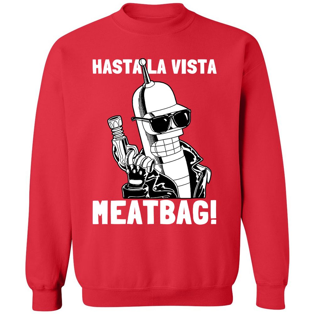 Classic Unisex Sweatshirt - B494LUX2 - Red - 5