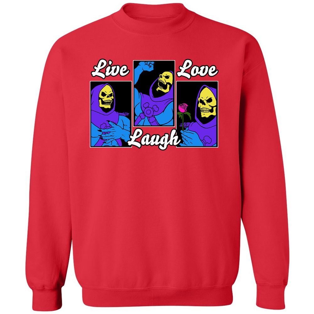 Classic Unisex Sweatshirt - YCK4U6BU - Red - 5