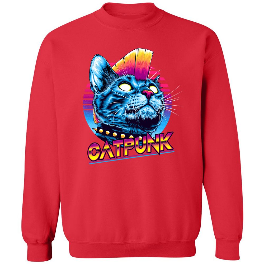 Classic Unisex Sweatshirt - DZUBKUXG - Red - 5