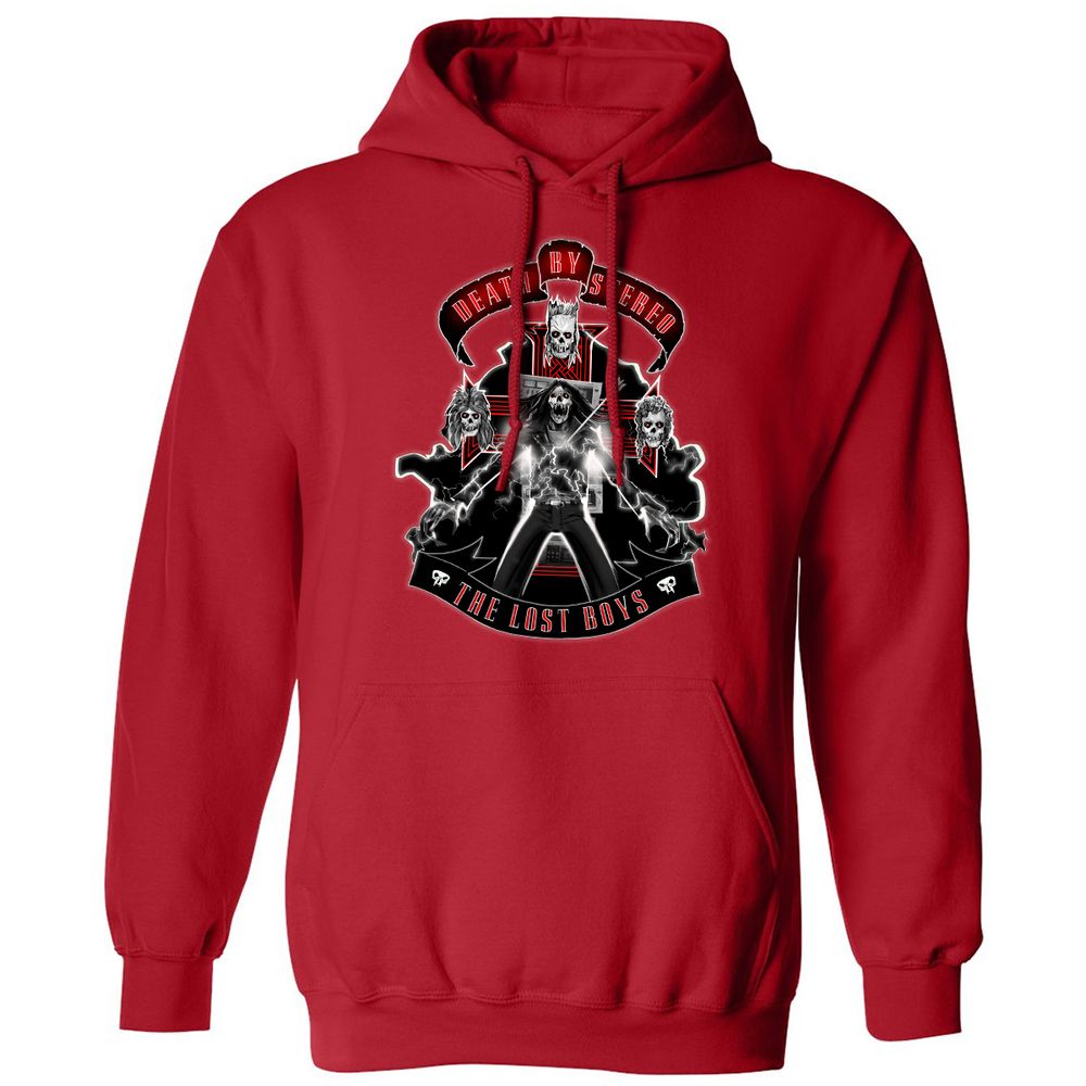 Classic Unisex Hoodie - 9Q425BVH - Red - 5
