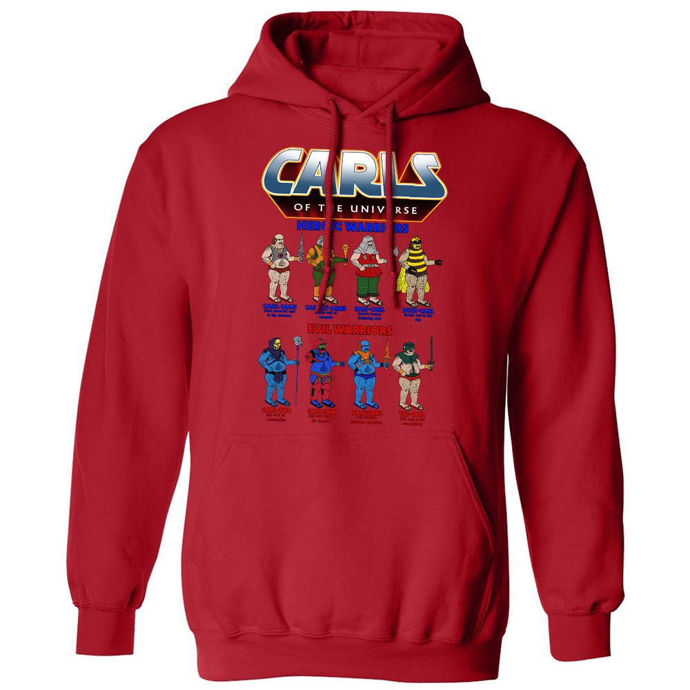 Classic Unisex Hoodie - KQAQHF65 - Red - 5