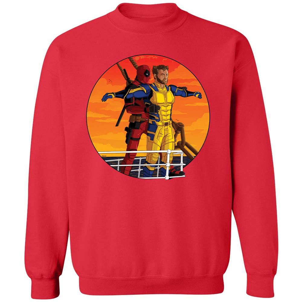 Classic Unisex Sweatshirt - DC9D2MUP - Red - 5