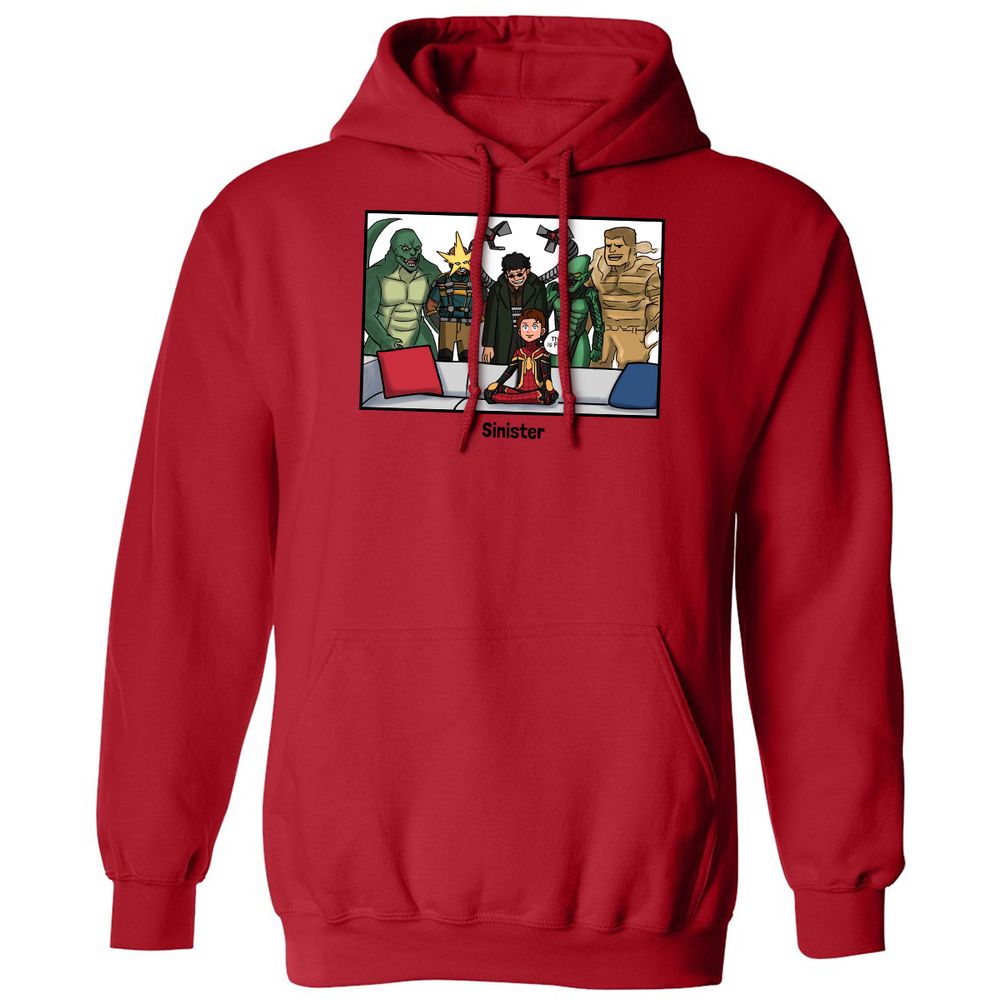 Classic Unisex Hoodie - 98R5DRET - Red - 5