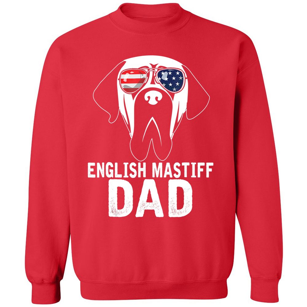 Classic Unisex Sweatshirt - HRV4XN9E - Red - 5