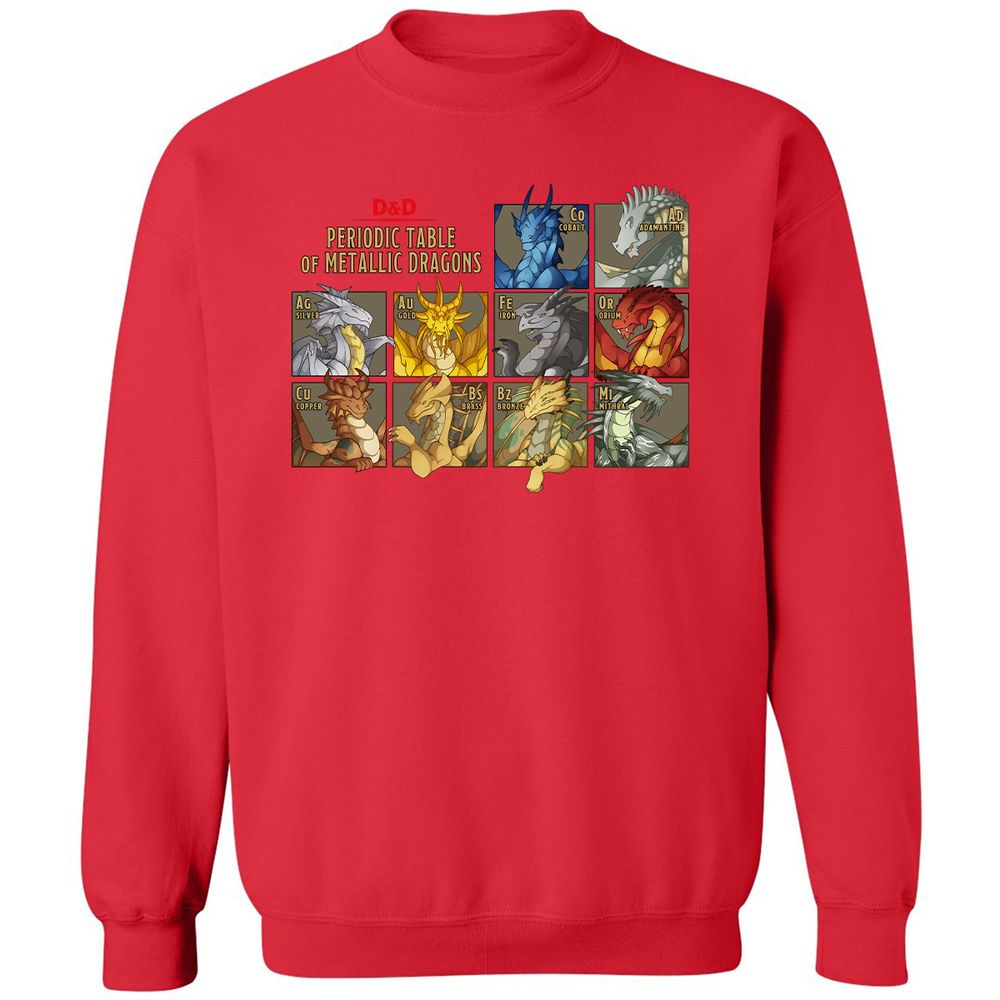 Classic Unisex Sweatshirt - 1VHHGBTT - Red - 5