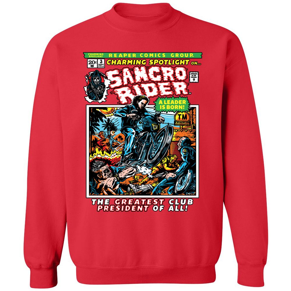 Classic Unisex Sweatshirt - 19GETZWN - Red - 5