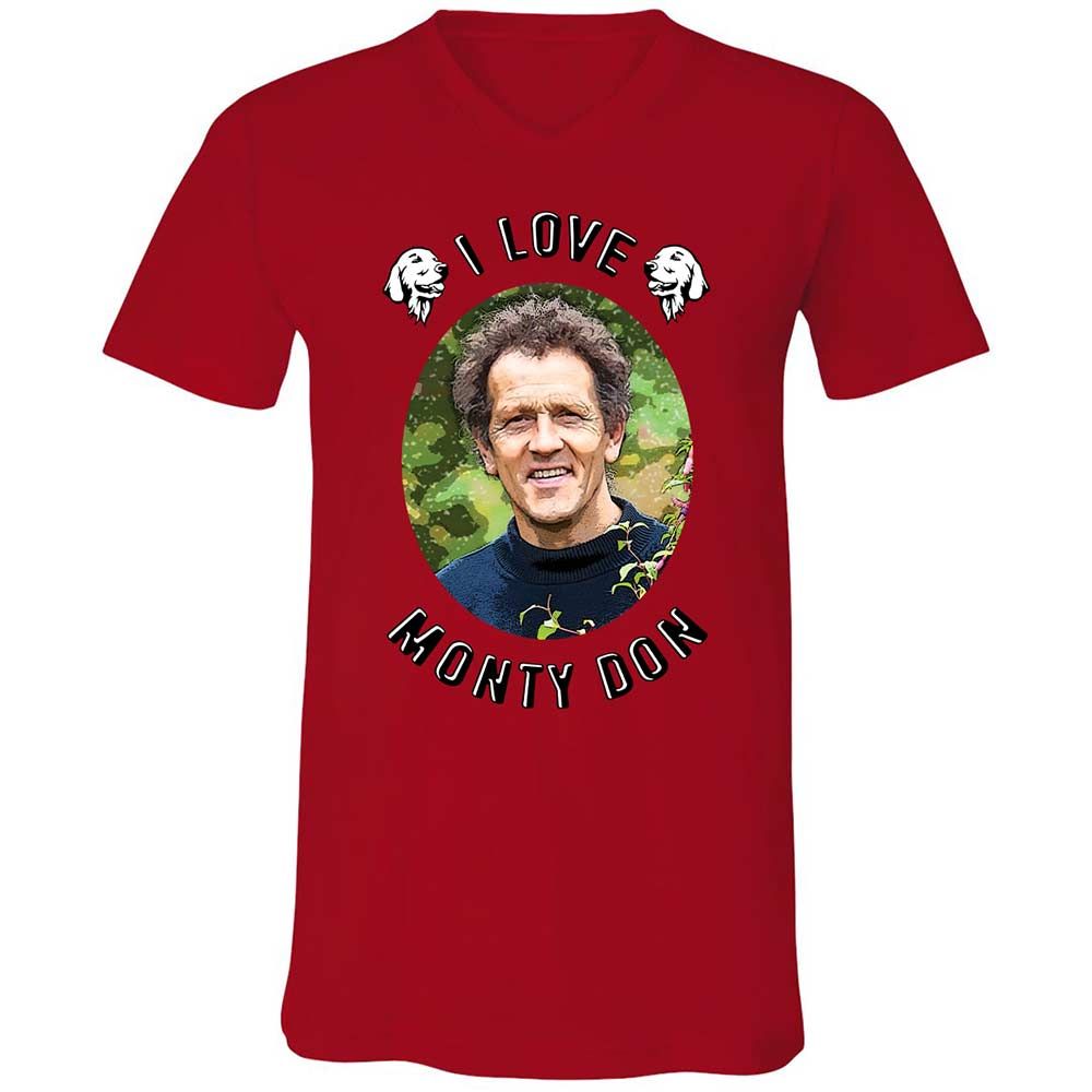 Unisex V-Neck T-Shirt - CYMSC1CV - Red - 5
