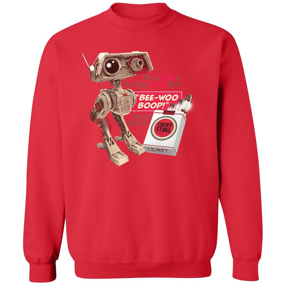 Classic Unisex Sweatshirt - F1QCYJT7 - Red - 5