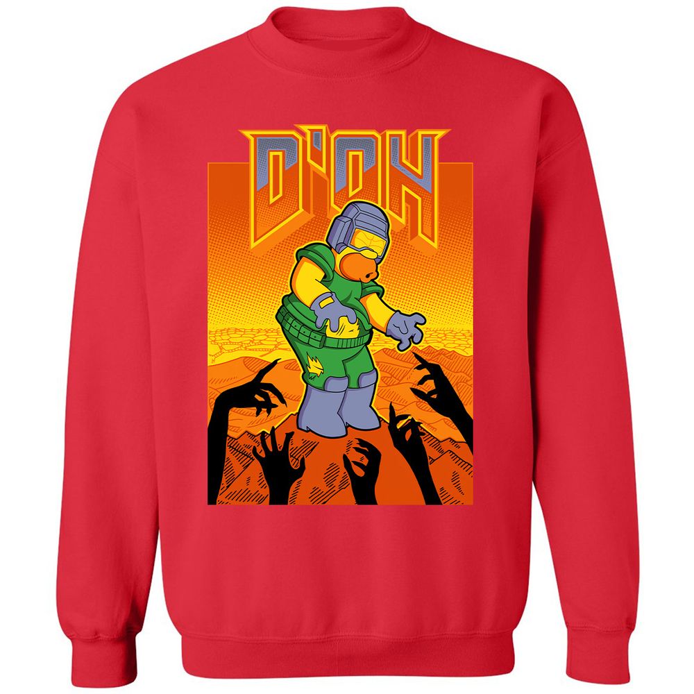 Classic Unisex Sweatshirt - 2SPGNACX - Red - 5