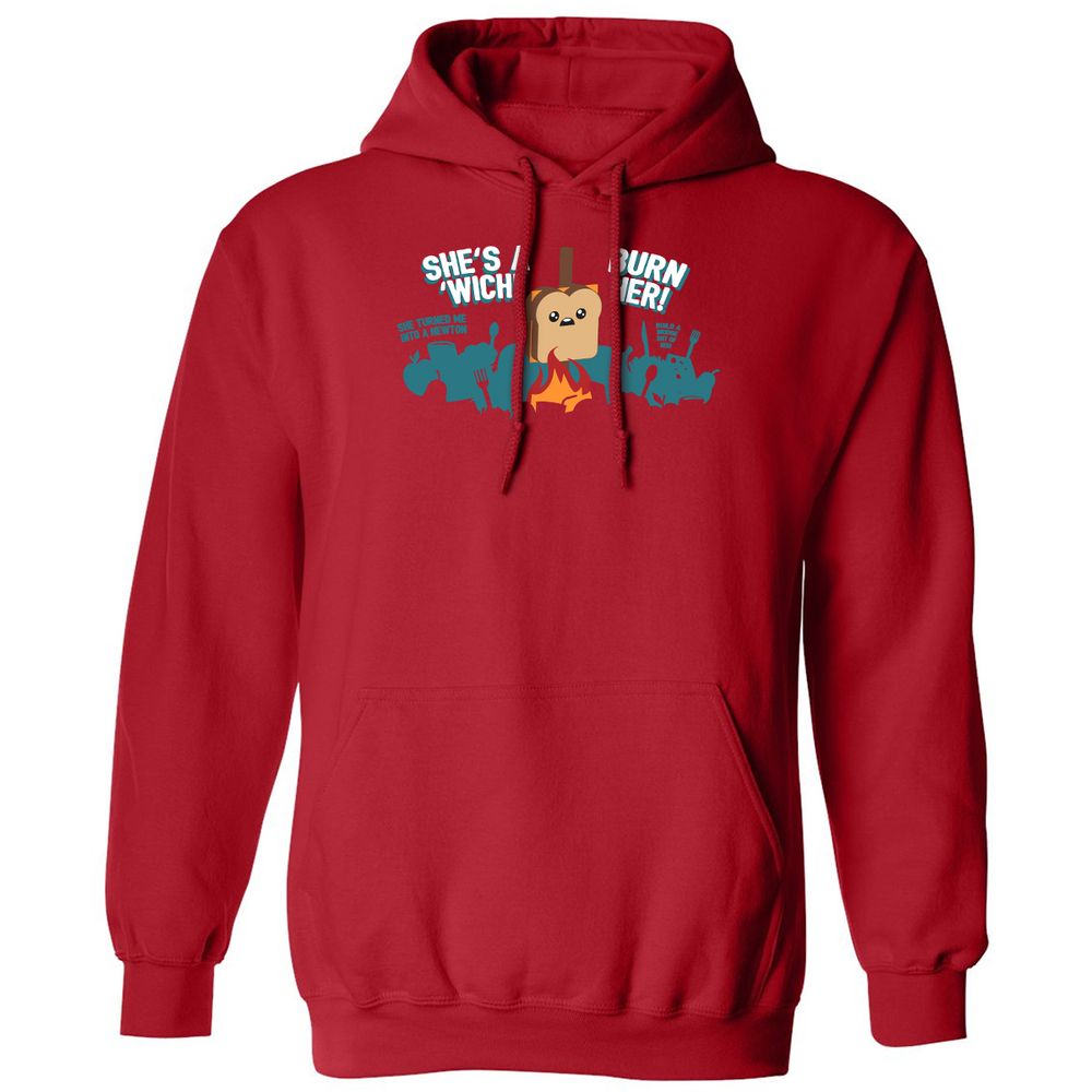 Classic Unisex Hoodie - KZ6G6RYU - Red - 5