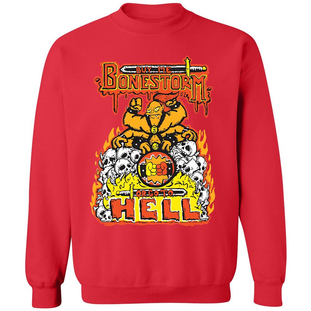 Classic Unisex Sweatshirt - A3U8XR5F - Red - 5