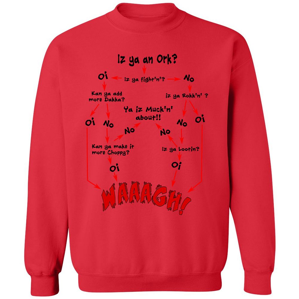 Classic Unisex Sweatshirt - 63AARJND - Red - 5