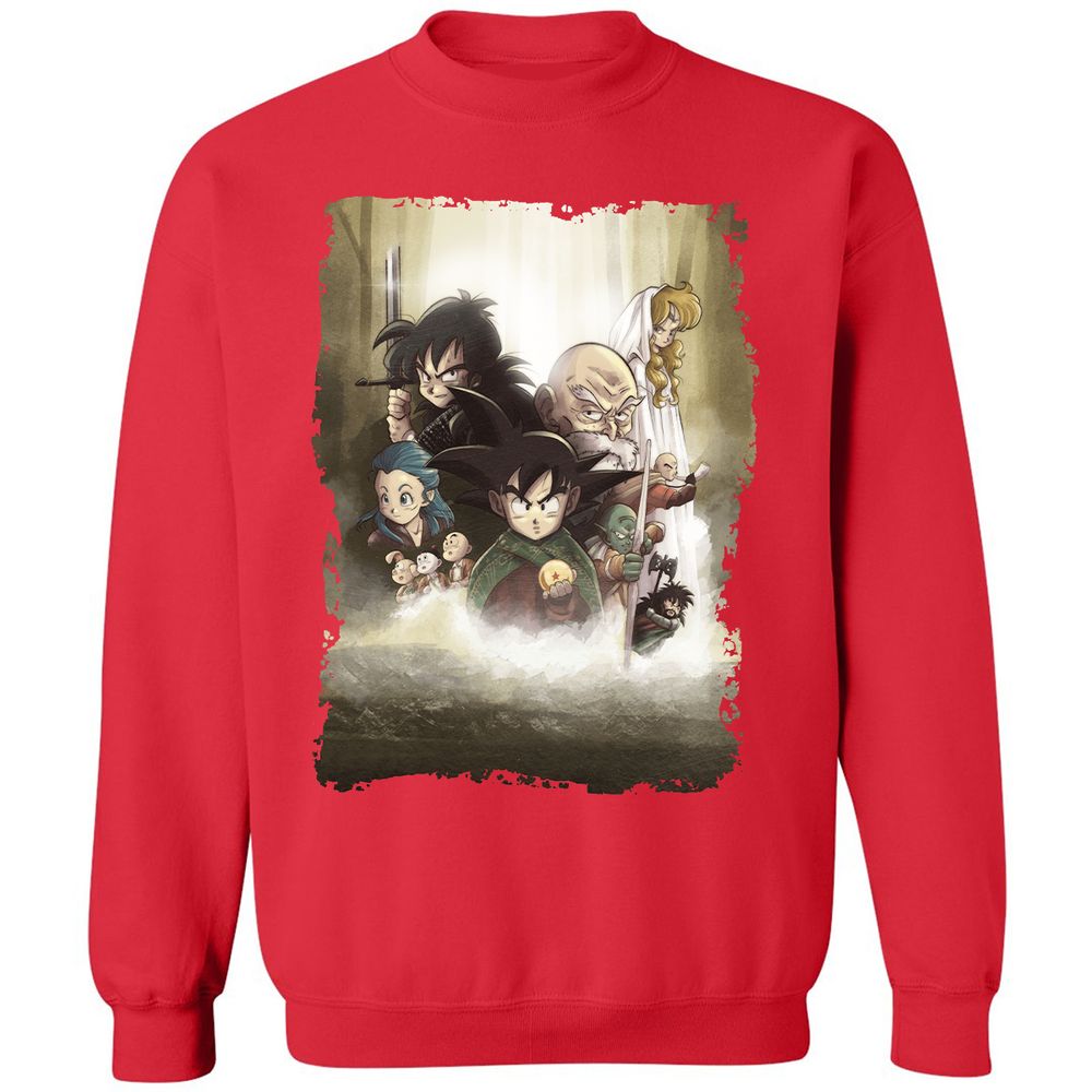 Classic Unisex Sweatshirt - EEF6XLRV - Red - 5