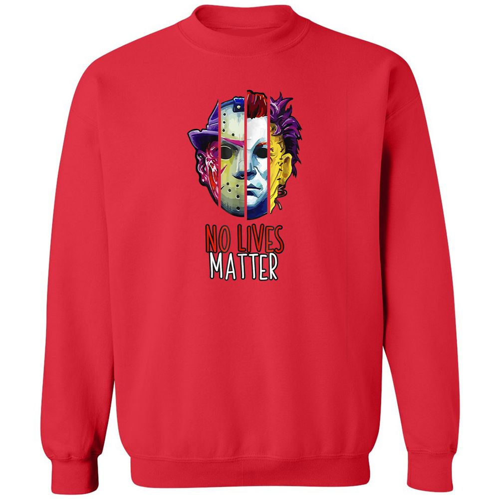 Classic Unisex Sweatshirt - UEDKJCZR - Red - 5