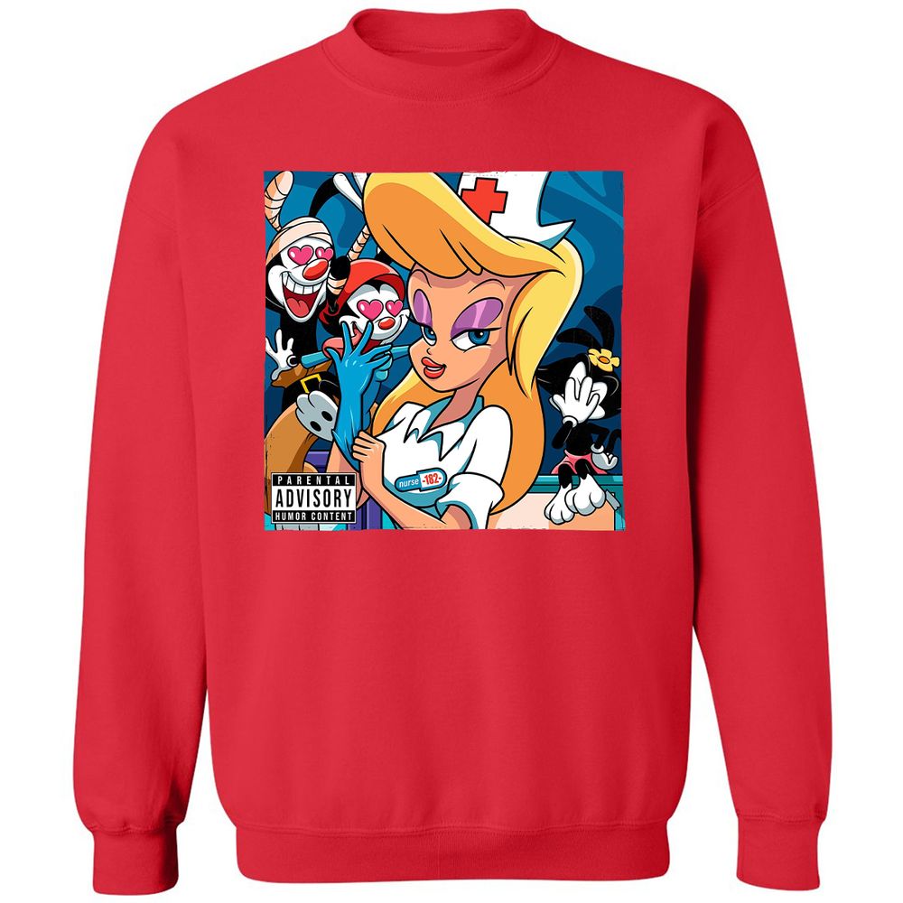 Classic Unisex Sweatshirt - R5LVDKQW - Red - 5